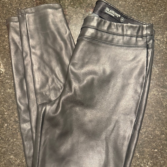 BlankNYC faux leather pull on leggings black womens size 29 - Picture 1 of 6